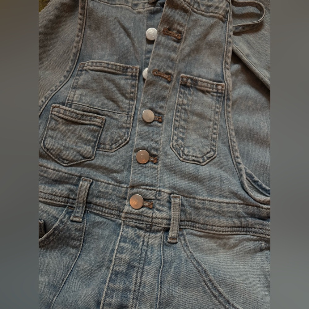 Anthropologie Pilcro Light Blue Women's Denim Overalls XS - Picture 4 of 4